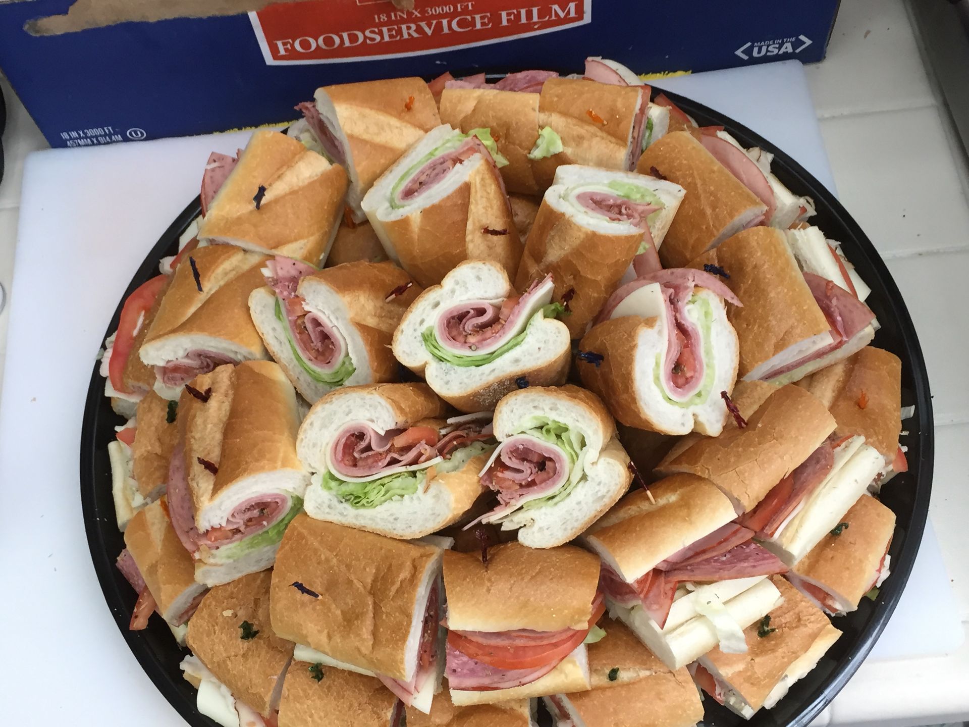 deli sandwich tray