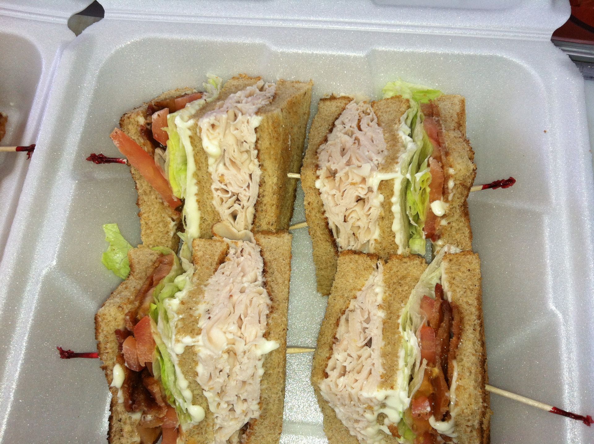 turkey club sandwich