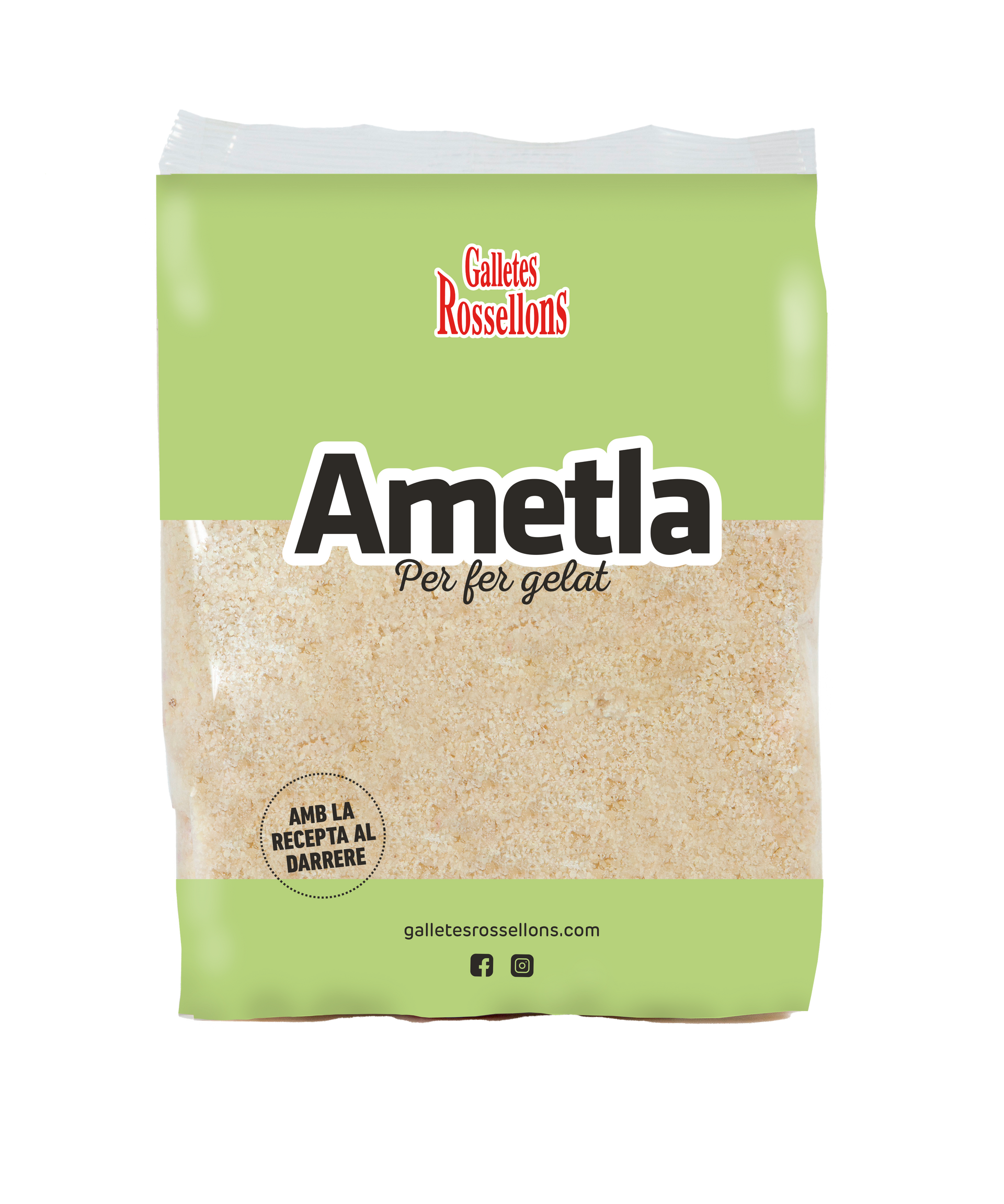 A bag of almondra per a gelat especialitats gelbert