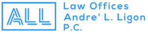 The logo for all law offices andre l. ligon p.c.