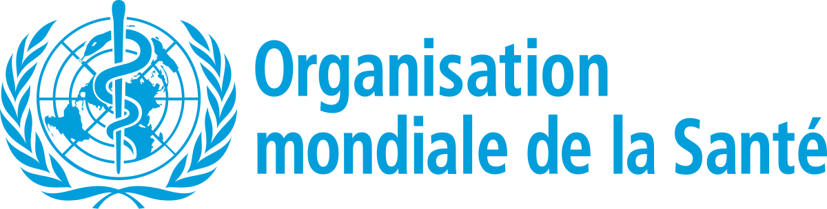 The logo for the organization mondiale de la santé