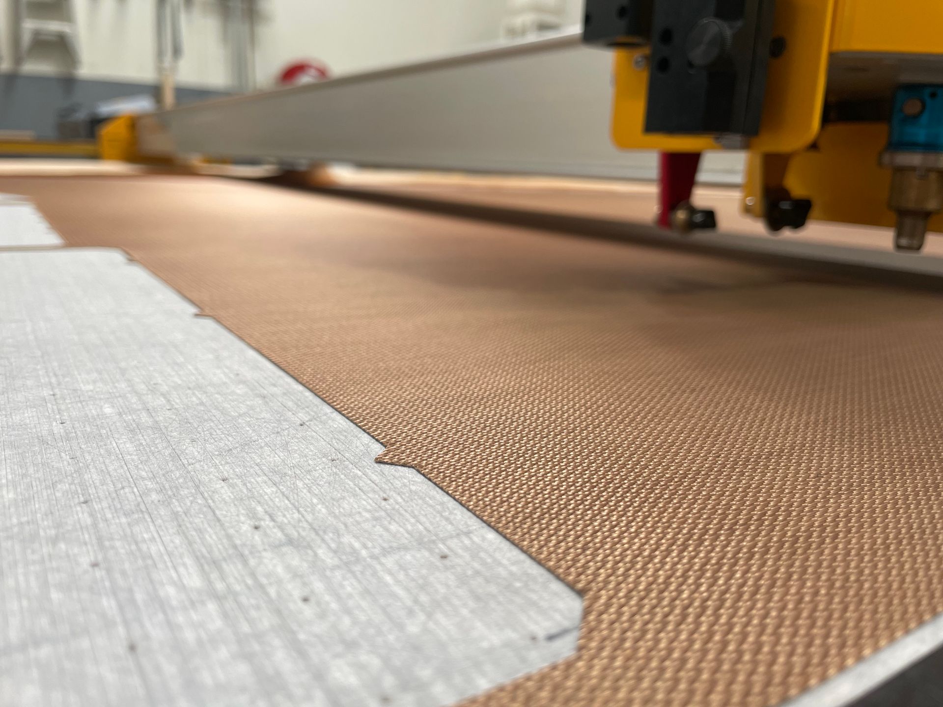 Insulock patterns being machined