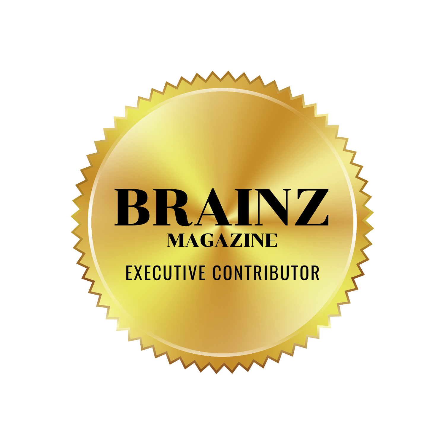 The logo for brainz magazine executive contributor
