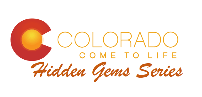 A logo for colorado come to life hidden gems series