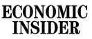 The logo for the economic insider is black and white.