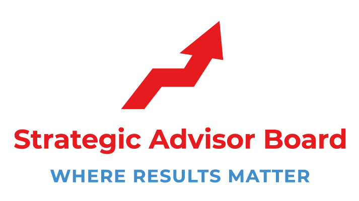 The logo for the strategic advisor board where results matter