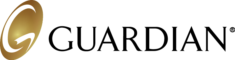 a logo for guardian