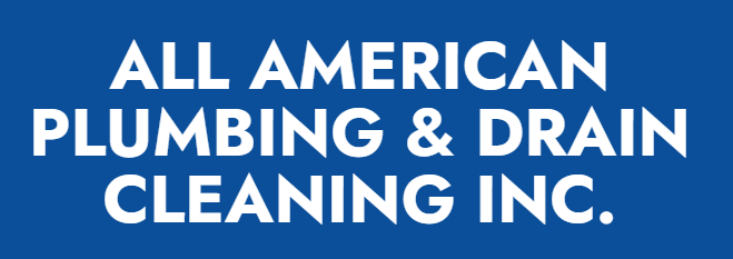 The logo for all american plumbing and drain cleaning inc.
