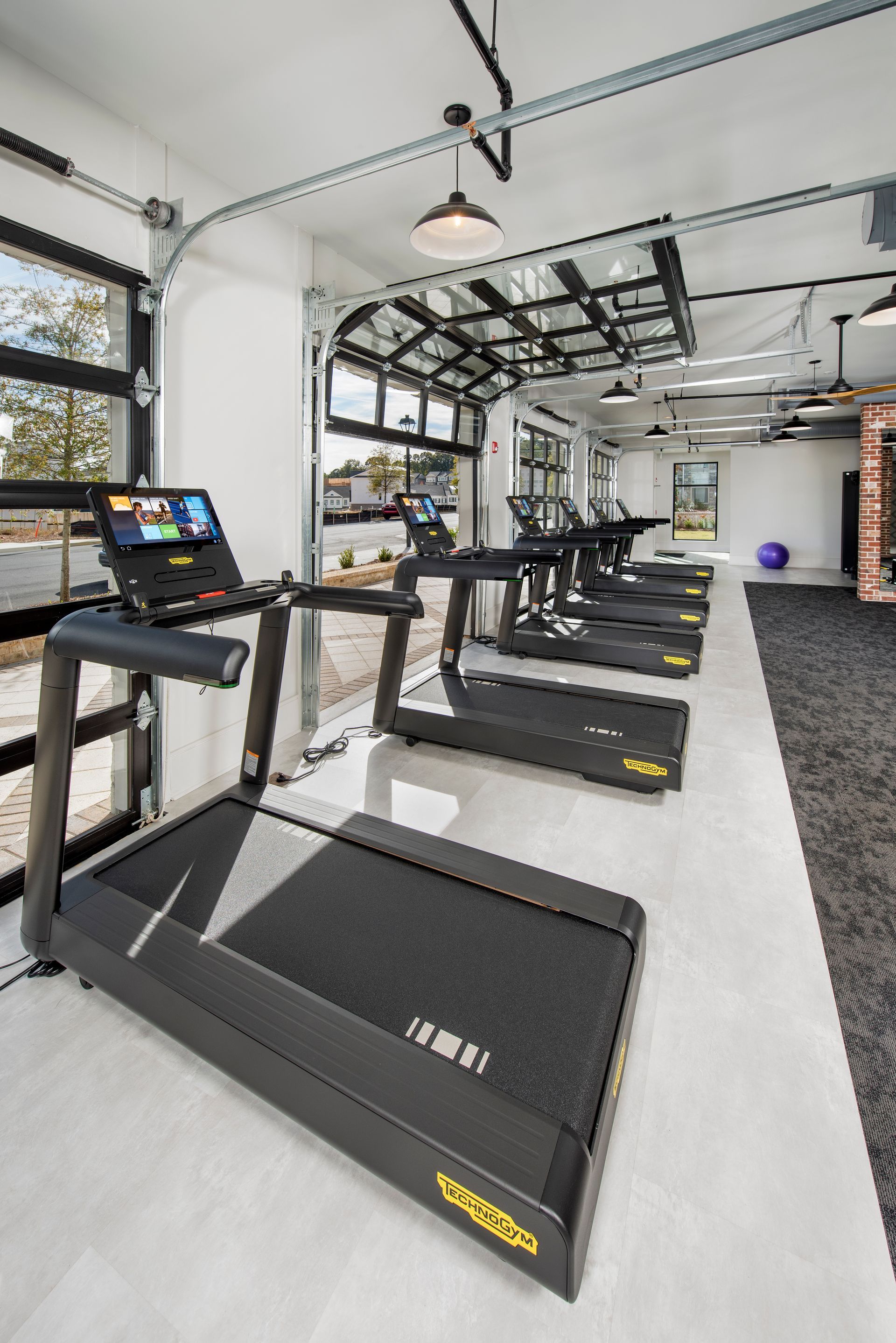 Fitness center at The Heights at Millcroft in Buford, GA.
