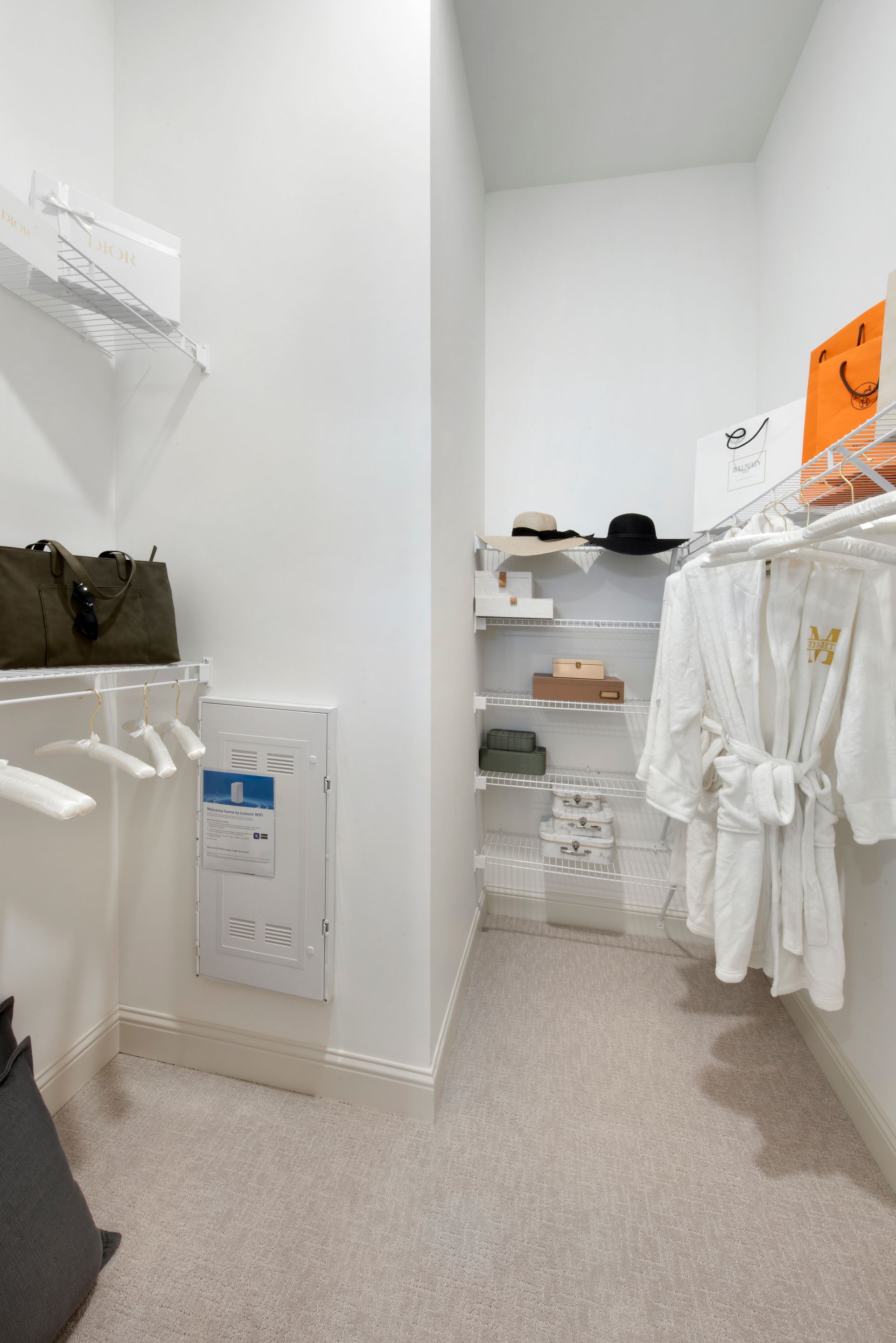 Walk-in closet at The Heights at Millcroft in Buford, GA.