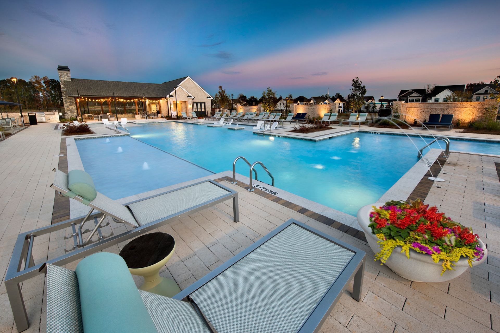 Swimming pool at The Heights at Millcroft in Buford, GA.