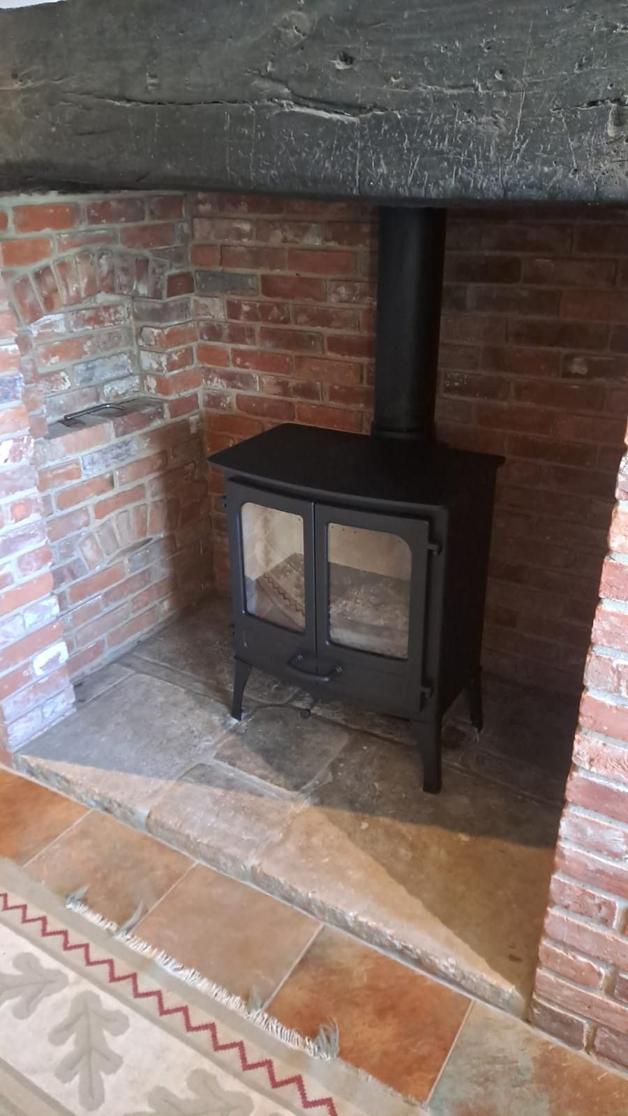 Charnwood Island 2 Stove Fitted in Chale Isle of Wight 