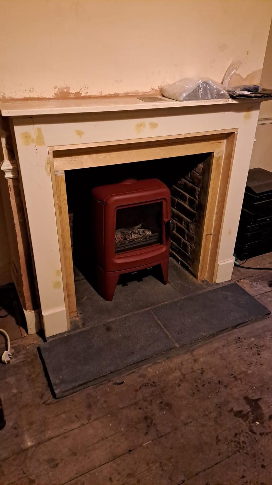 Mi-Fires FirePod Stove In Mojave Red from the Fireplace Isle of Wight 