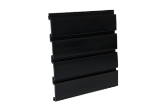 Black slatwall organizer panel color option