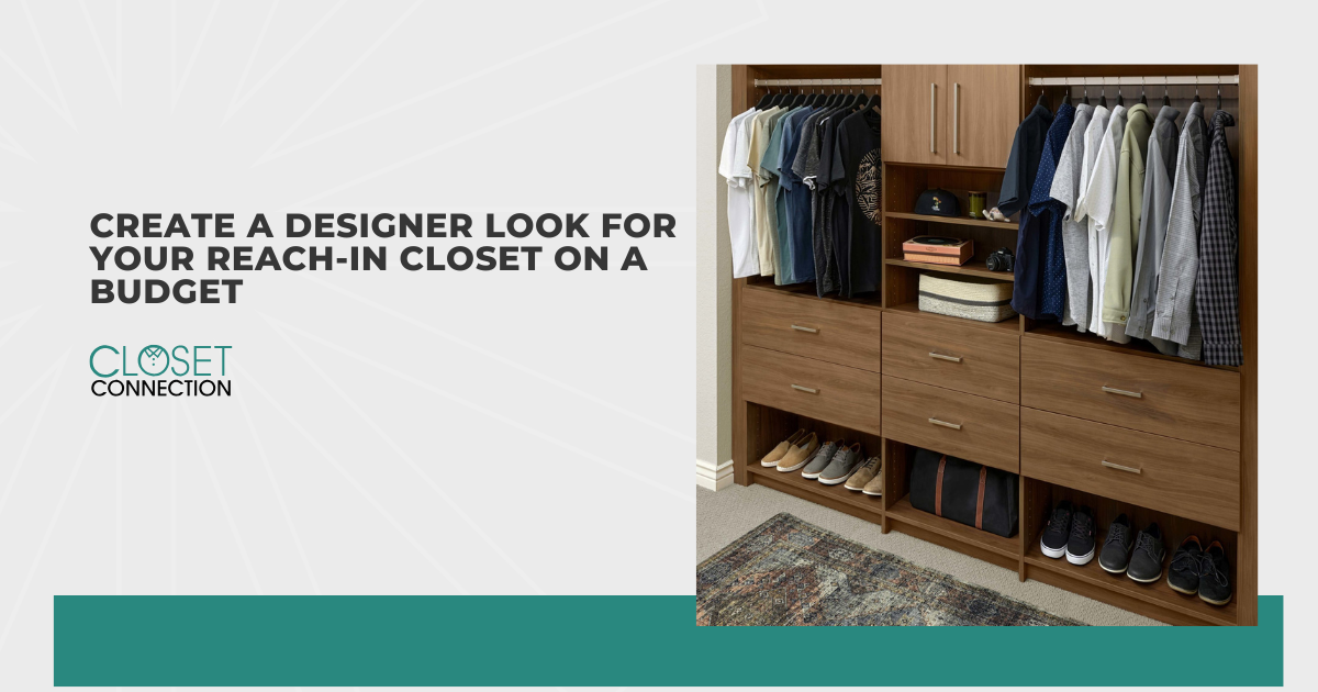 Create a Designer Look for Your Reach-In Closet on a Budget
