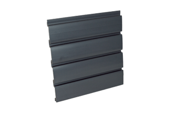 Graphite slatwall organizer panel color option