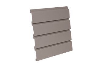 Taupe slatwall organizer panel color option