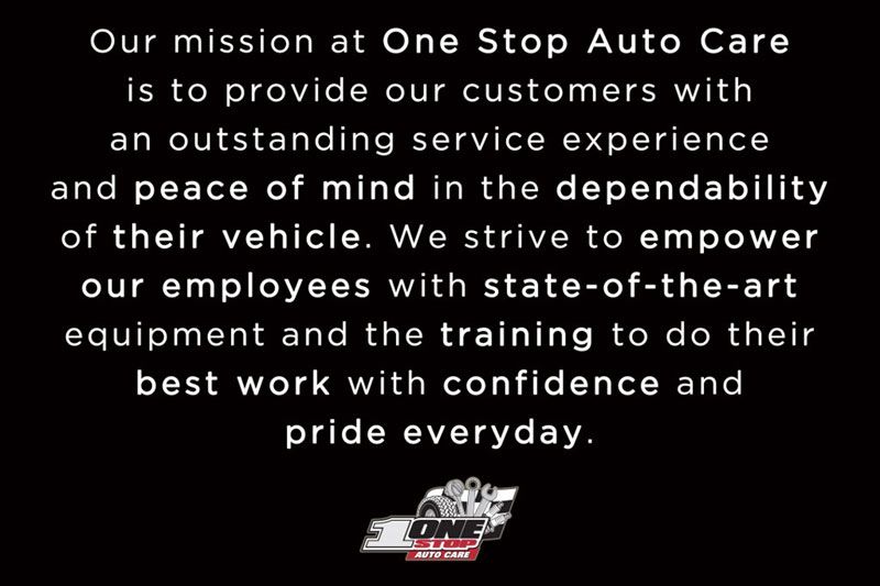 Our Mission | One Stop Auto Care