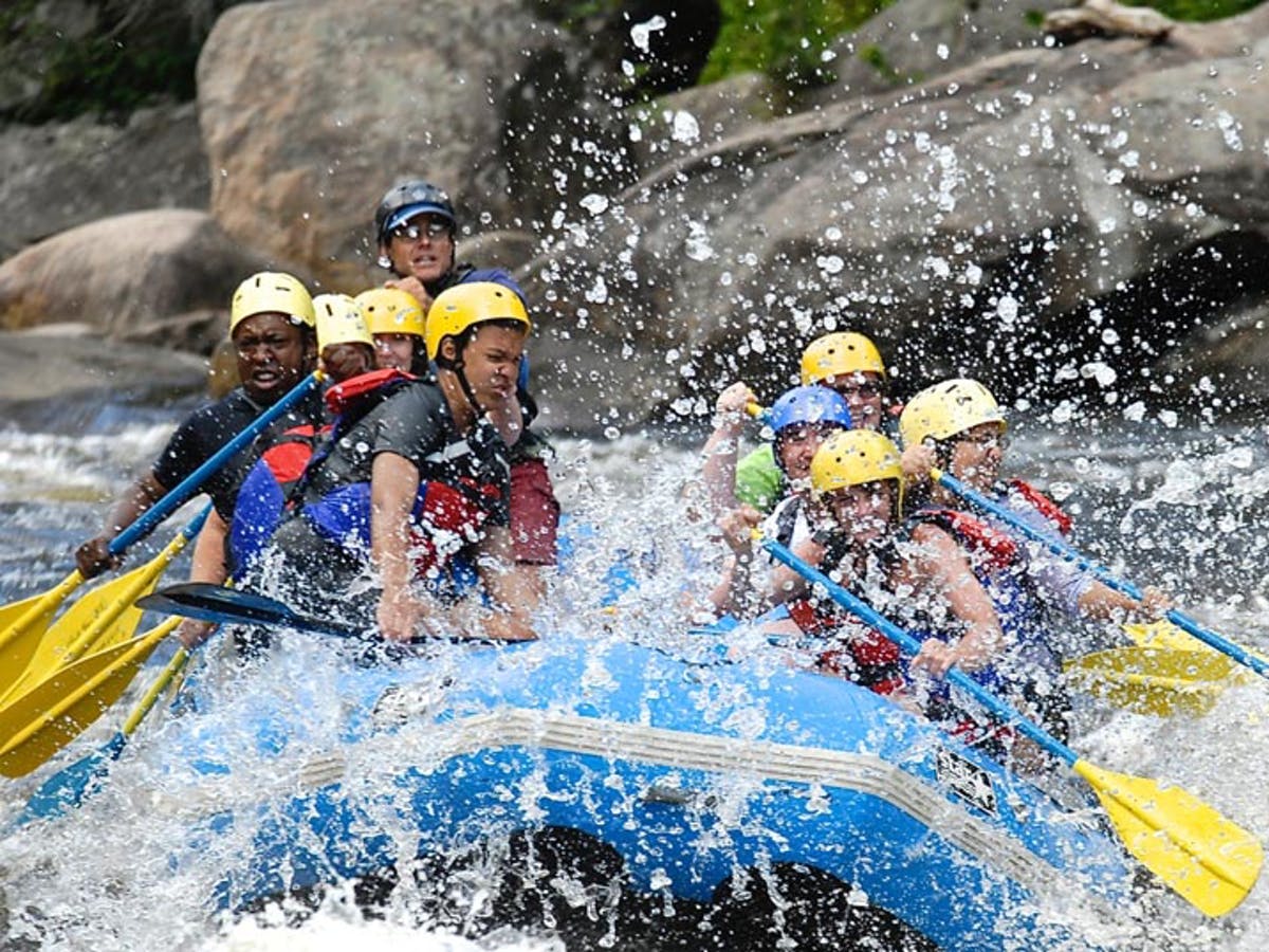 Water splashing on their self