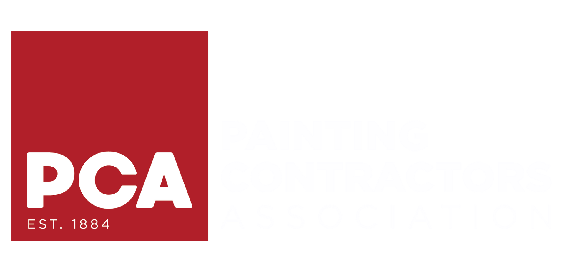 PCA logo with a red square containing the white letters