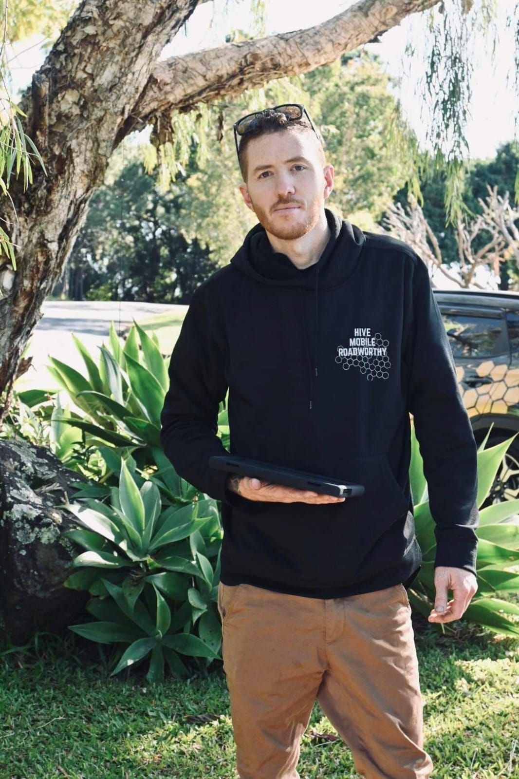 Auto Mechanic Performing a Routine Service Inspection — Vehicle Safety Certificates on the Gold Coast, QLD