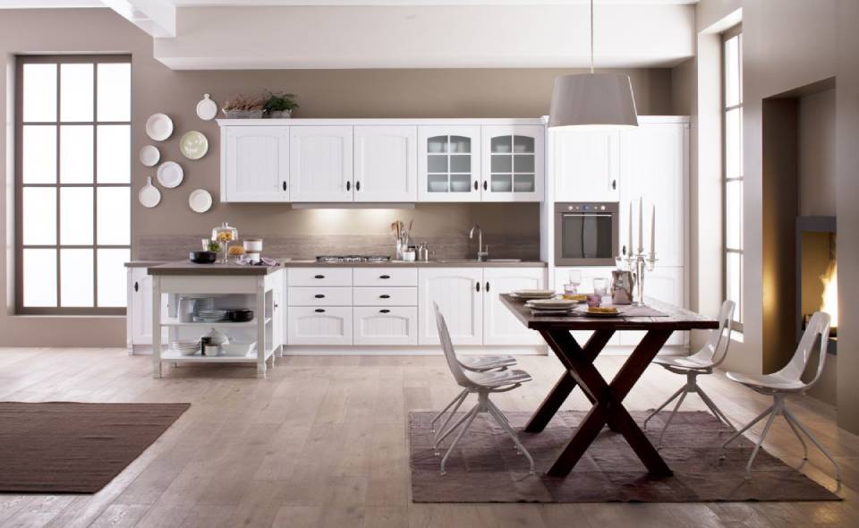 cucine stile classico bianche