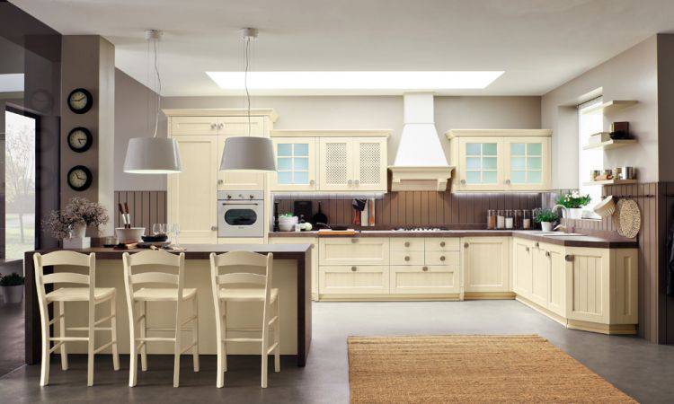 cucine in legno stile classico