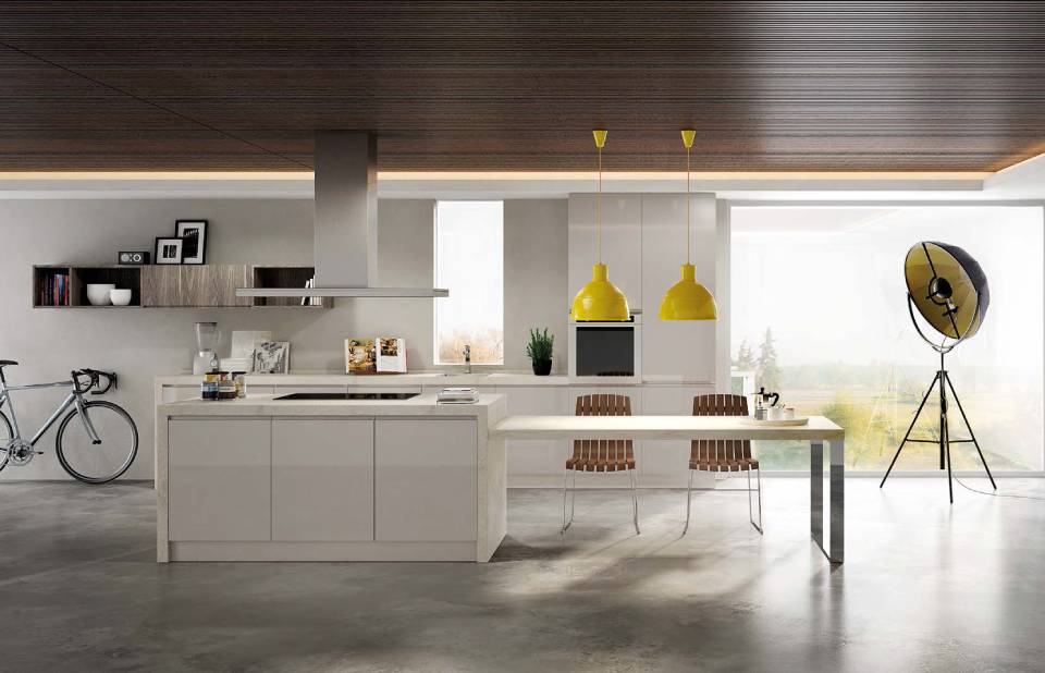 cucine con penisola su misura