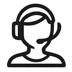 Persona que usa auriculares, sugiriendo servicio al cliente o comunicación.