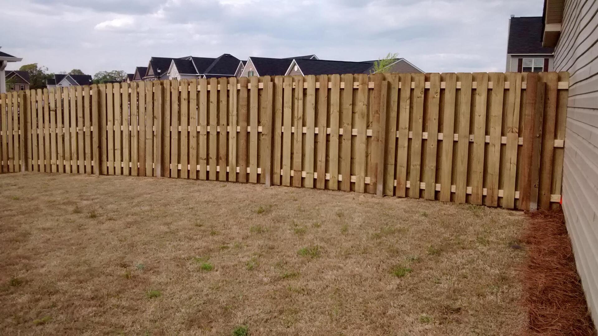 Residential Wooden Fence