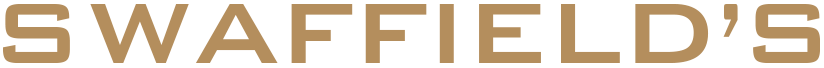 swaffields logo in gold