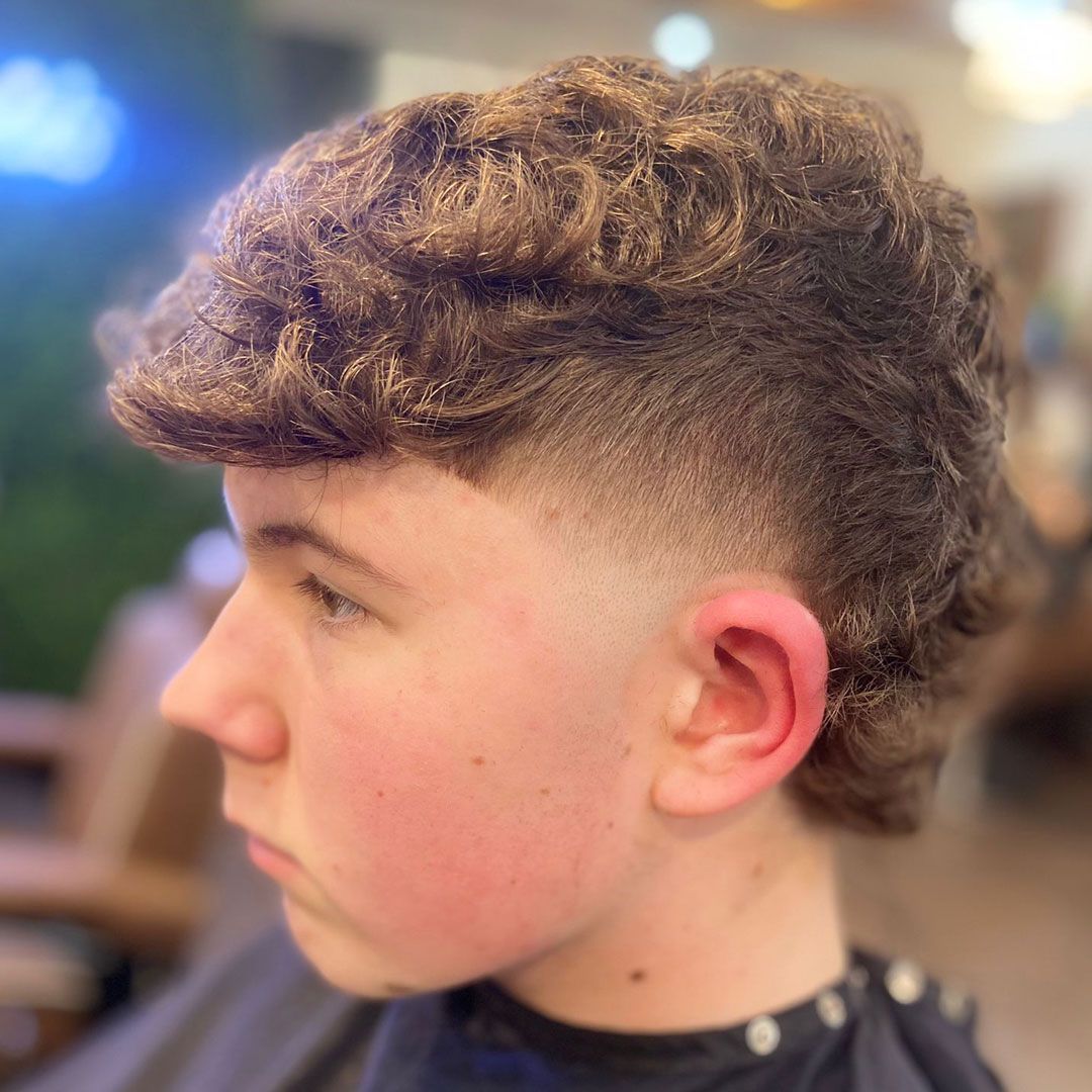 young mens mullet haircut at swaffields