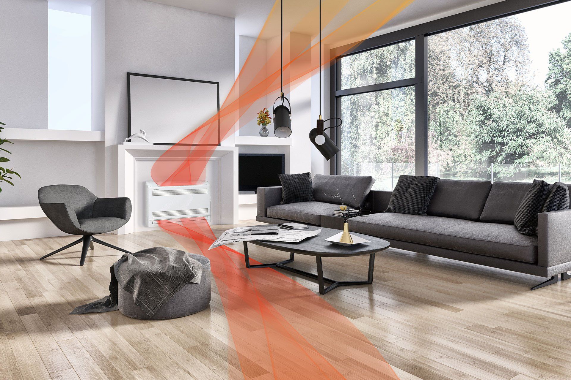 Mitsubishi varmepumpe Yuka