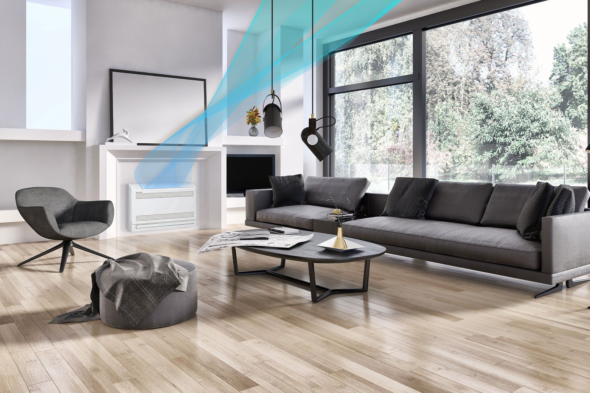 Mitsubishi varmepumpe Yuka