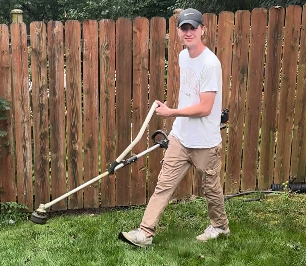 Professional lawn mowing service in the Quad Cities area, covering Moline, Davenport, Bettendorf, and Rock Island