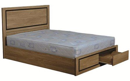 bed with drawers