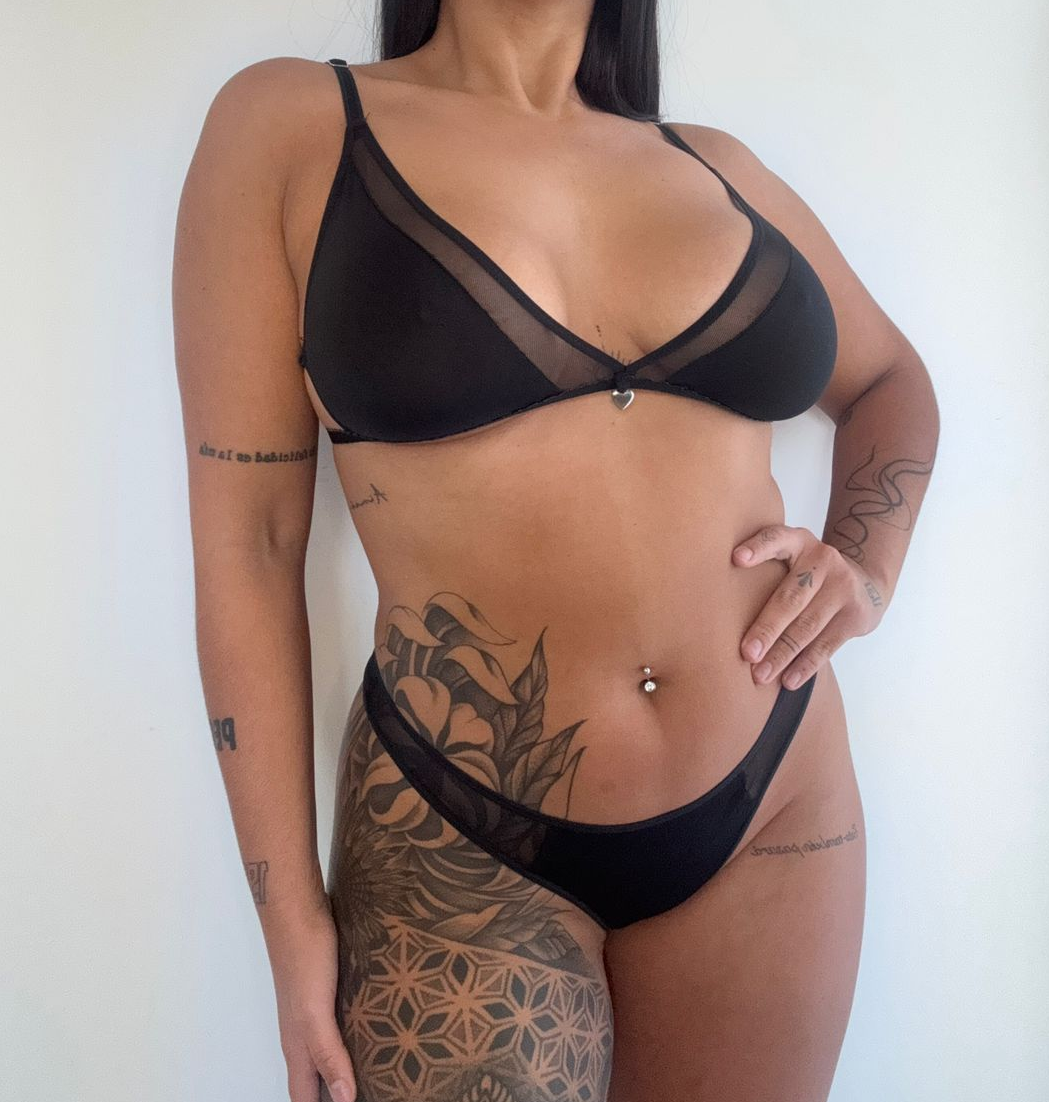 CONJUNTO MANDI - NEGRO