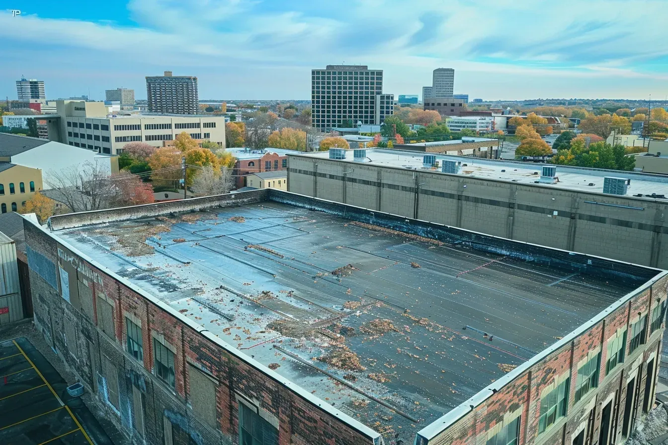 Year-round commercial roofing maintenance Elgin IL including waterproofing and joint resealing.