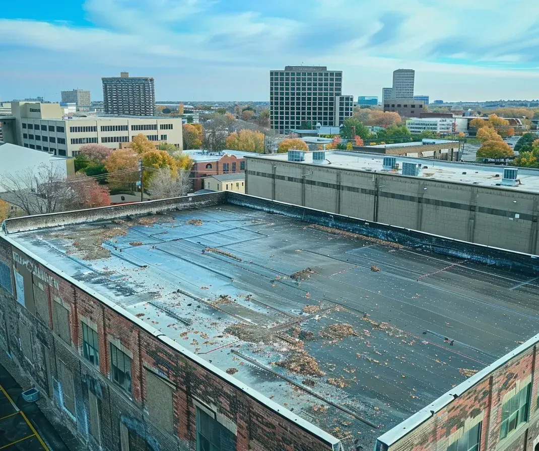 Full-service commercial flat roof installation Elgin IL with tear-off, substrate prep, and membrane welding.