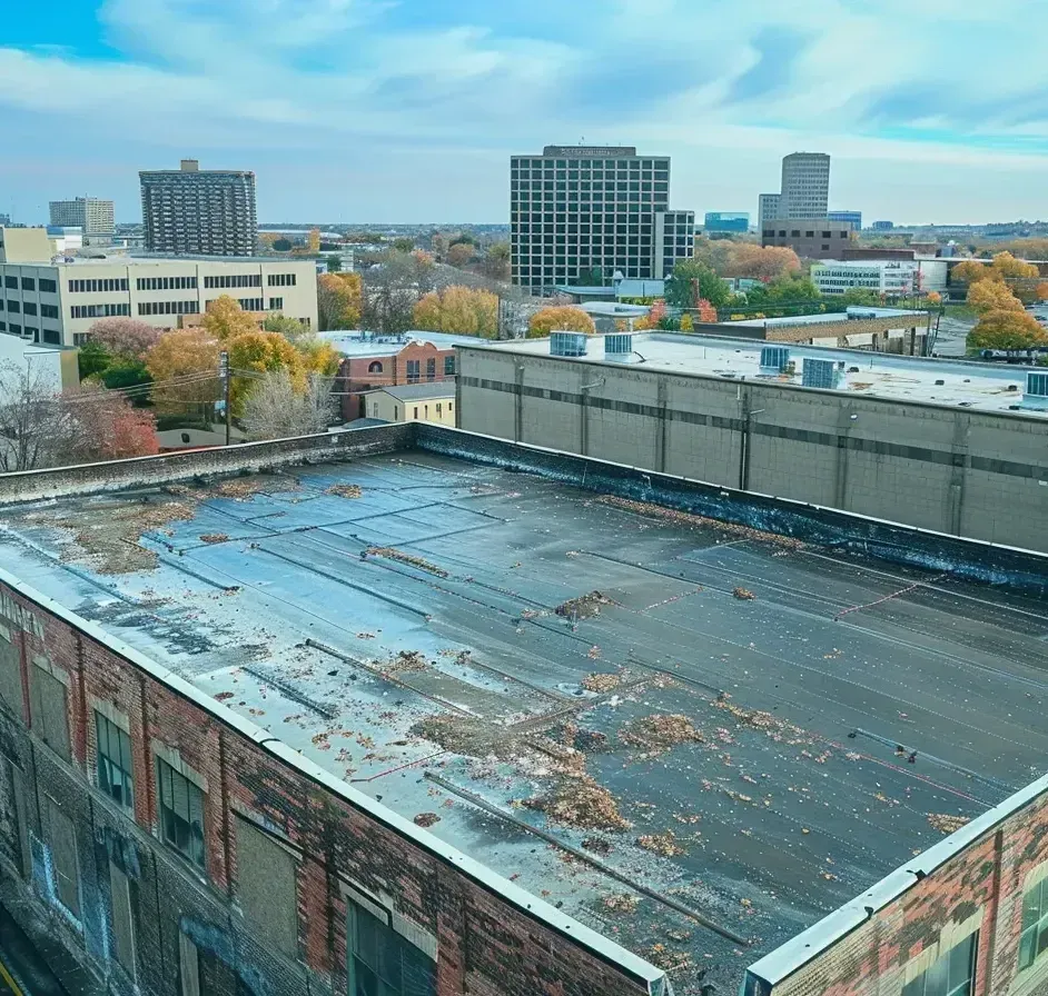TPO cool roofing systems in Elgin IL applied on flat commercial roofs with reflective and waterproof properties.