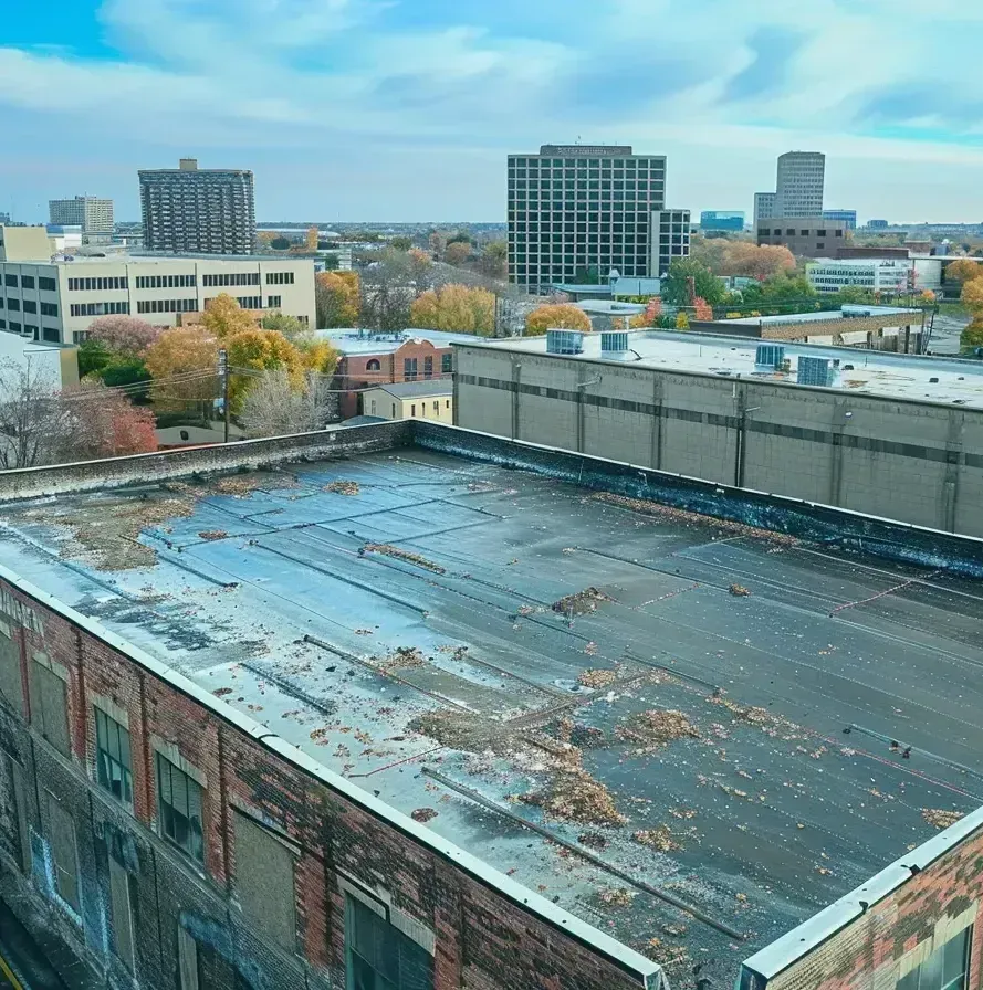 Leak-resistant flat roof installations Elgin IL with thermal barriers and sealed penetrations.