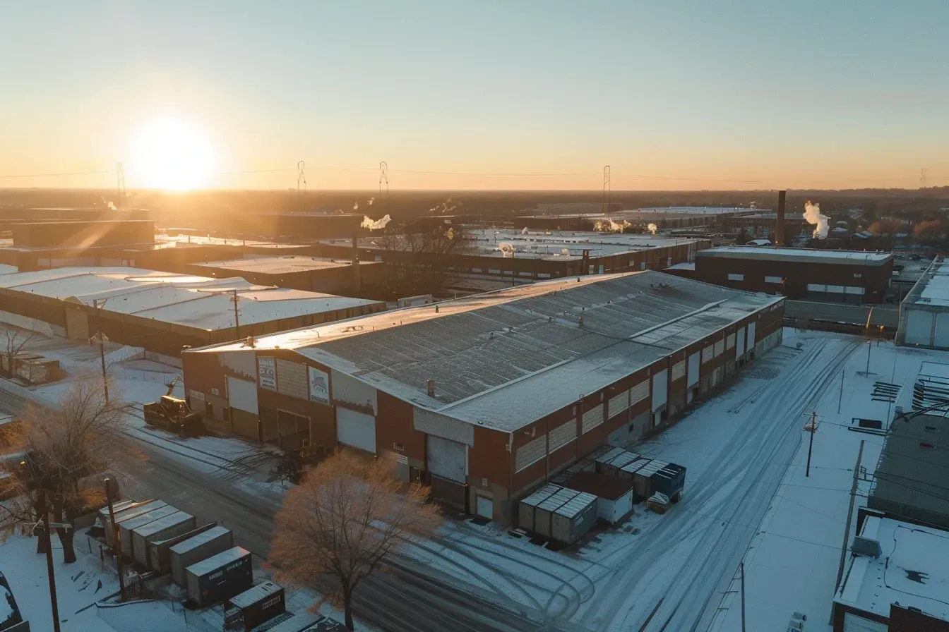 Flat roof repair Elgin IL for restaurants, warehouses, and medical clinics experiencing active roof leaks.