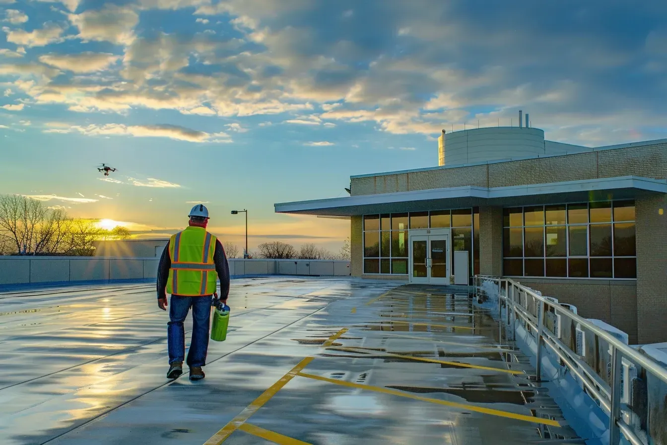 Elgin IL commercial roof contractors offering reflective coatings for energy savings and cool roof compliance.