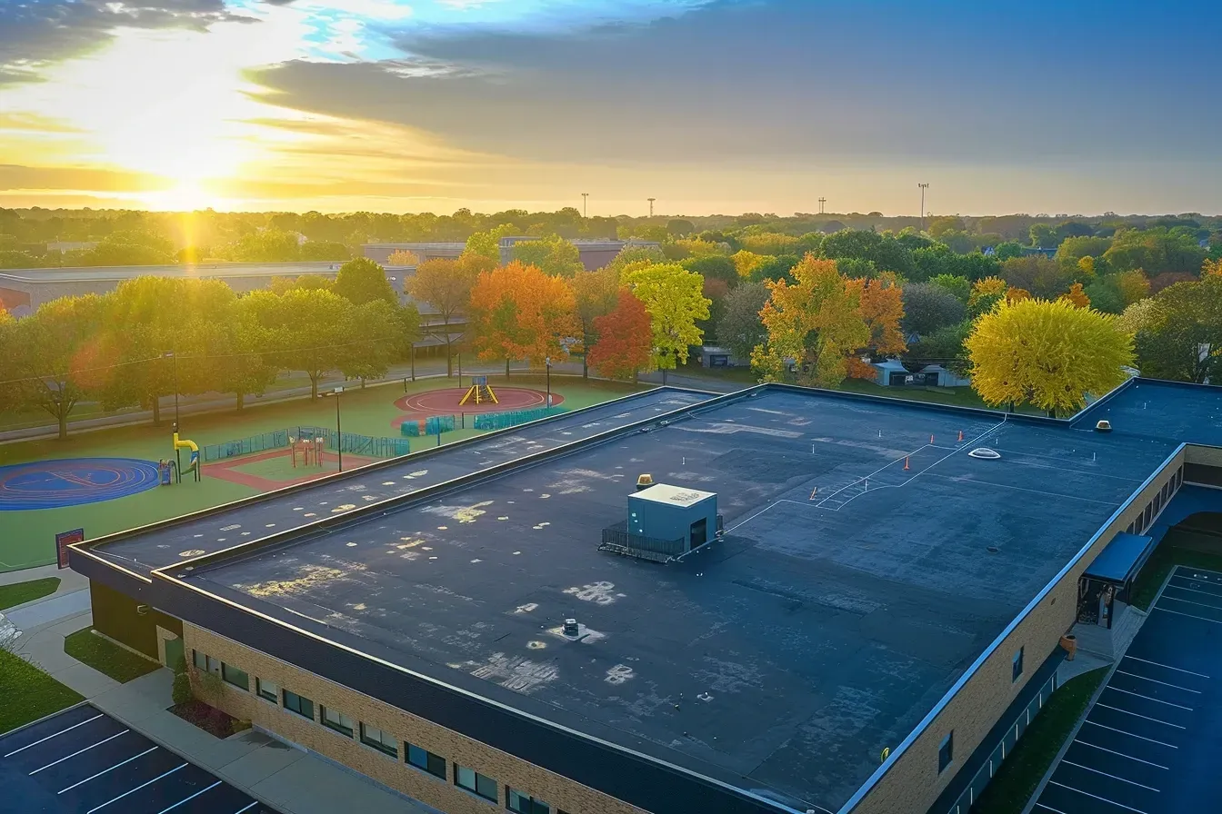 Detailed roof maintenance protocols in Elgin IL for facilities with EPDM and TPO roofing systems.