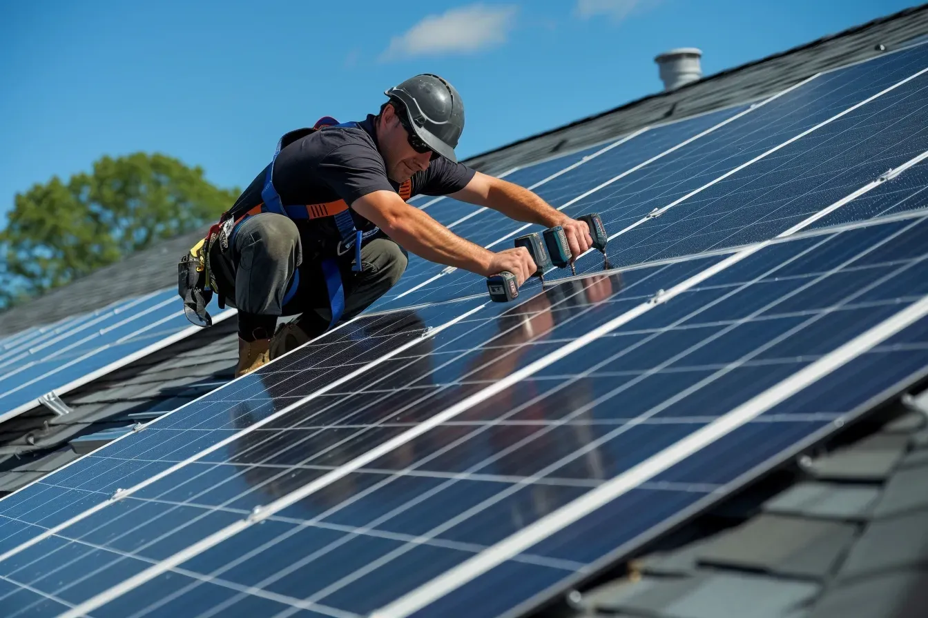 Our Elgin IL solar roofing installers provide expert solar shingle and solar panel roof integration for maximum energy savings and modern aesthetics.