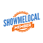 A showmelocal member logo on a white background.