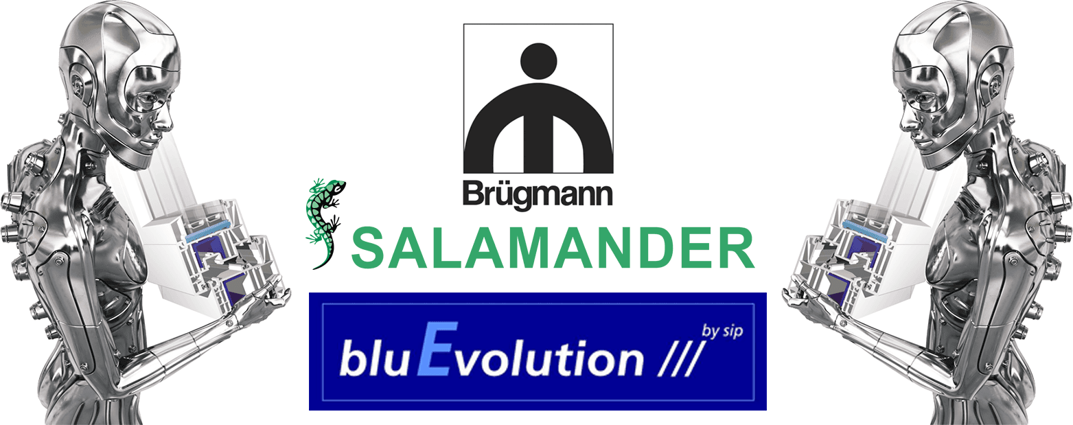 Logo di un'azienda di serramenti