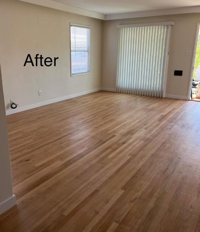 San Deigo Hardwood Floor Refinish Contractor before and after pics