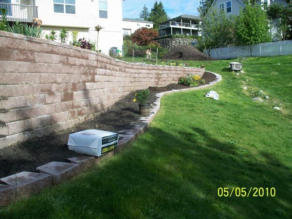 Landscaping Service — Large Lawn with Elevation in Poulsbo, WA