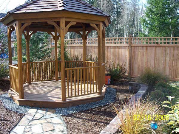 Heritage Landscaping — Round House on Backyard in Poulsbo, WA
